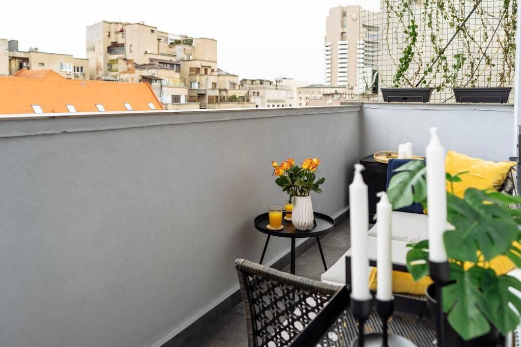 Amazing City View - Terrace+Netflix - City Center 부쿠레슈티 외부 사진