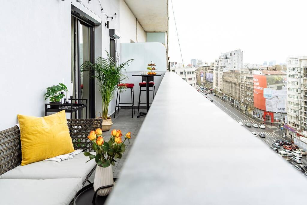 Amazing City View - Terrace+Netflix - City Center 부쿠레슈티 외부 사진